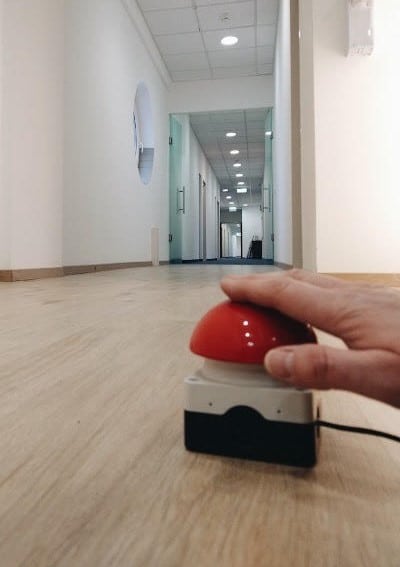 Vienna Office Red Button - Trayport